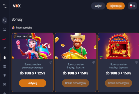 VOX Casino — nowoczesne kasyno online dla polskich graczy