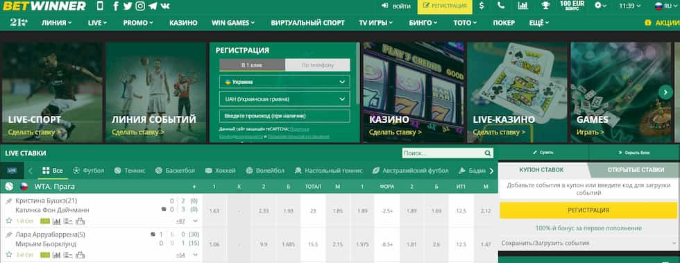 BetWinner Online Casino and Sportsbook - Your Ultimate Betting Destination